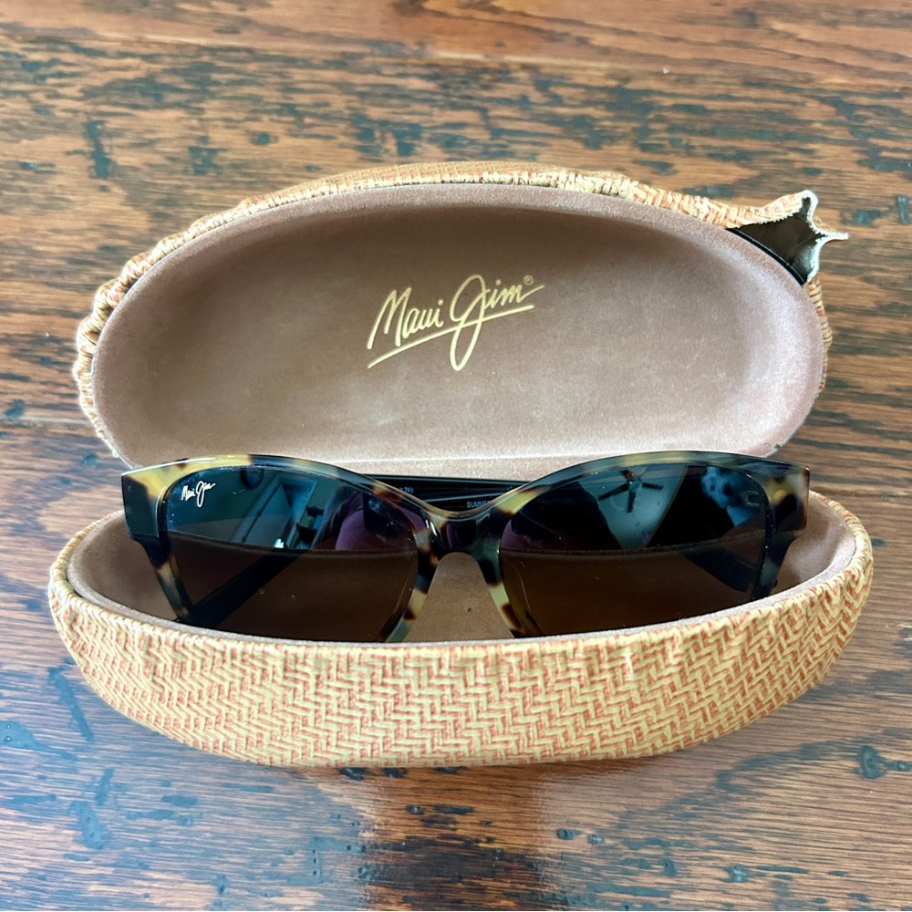 Maui Jim Summer Time Polarized Sunglasses MJ732 Tortoise/Bronze - Picture 11 of 12
